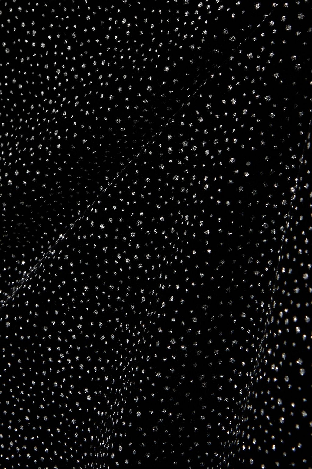 BELLA FREUD Valley of the Dolls Minikleid aus Baumwollsamt mit Glitter-Finish