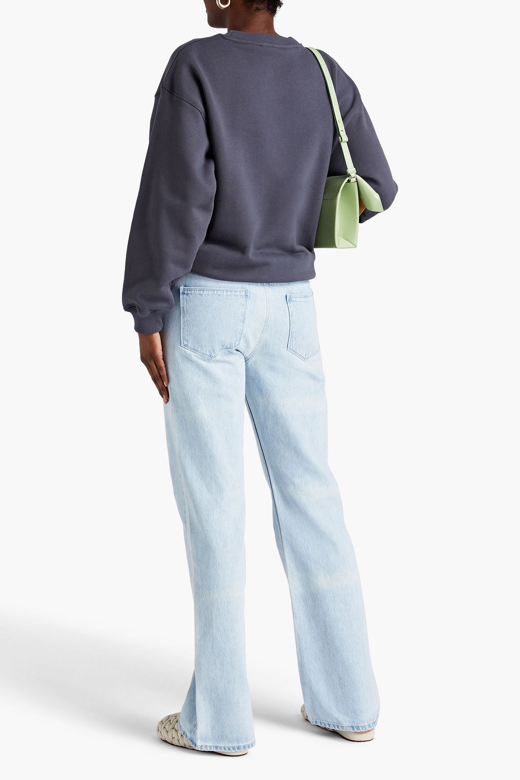 ACNE STUDIOS Printed French cotton-terry sweatshirt
