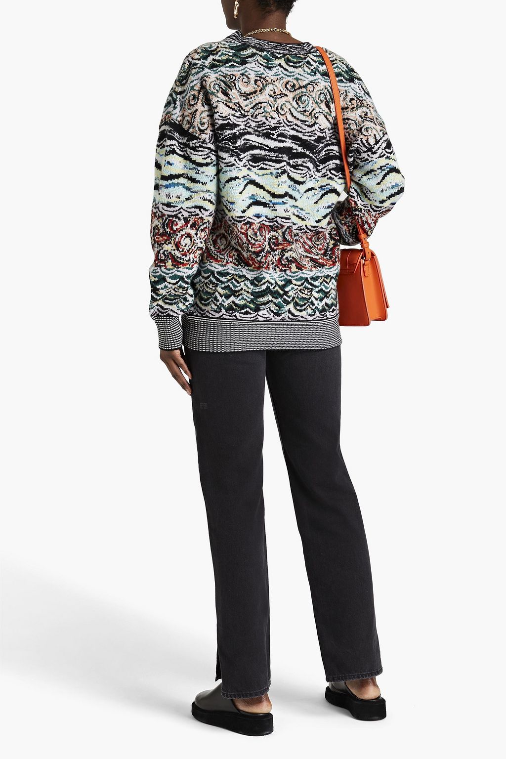 MISSONI Pullover aus einer Kaschmir-Wollmischung mit Intarsienmuster