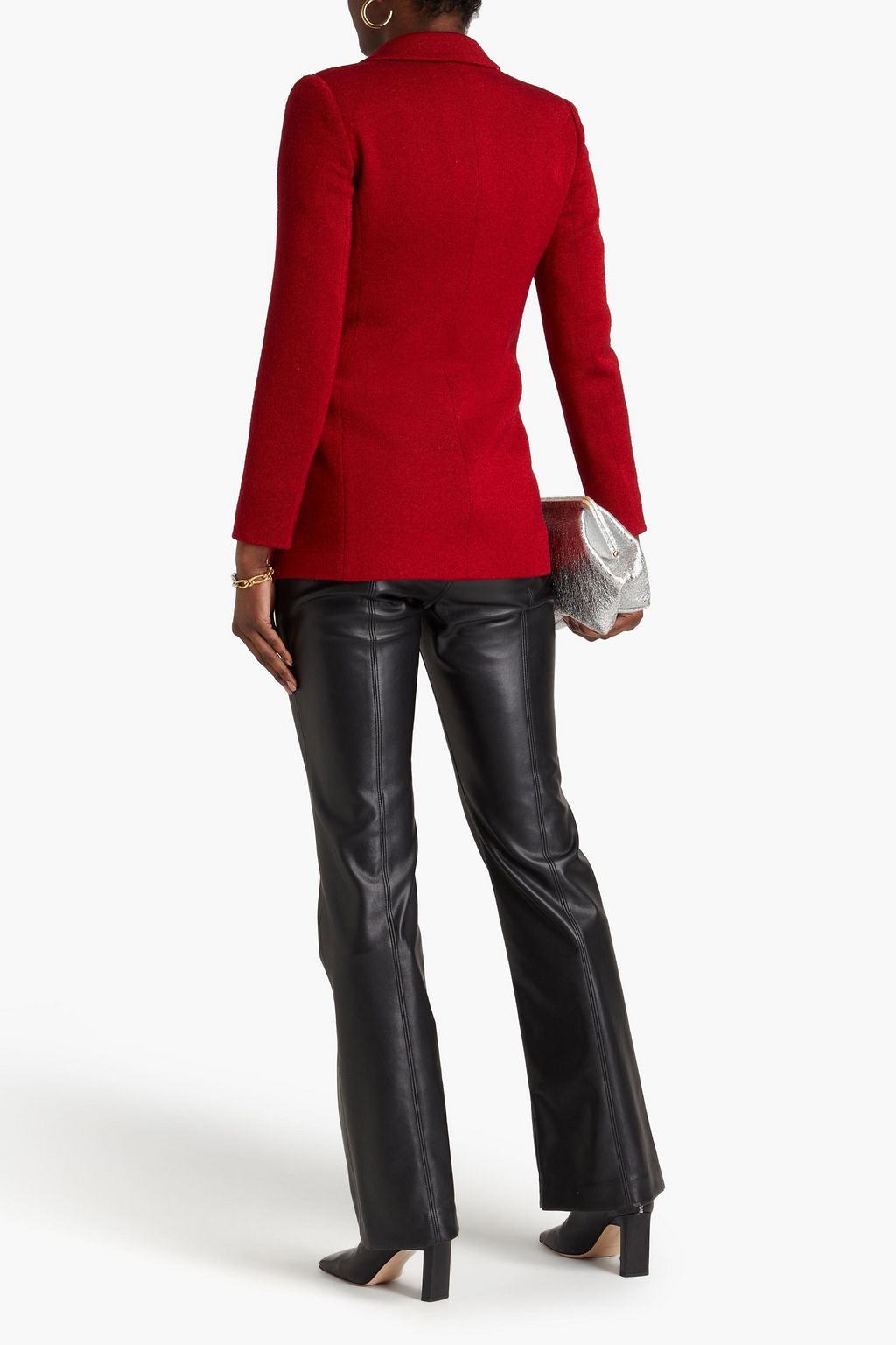 MISSONI Doppelreihiger gestrickter Blazer in Metallic-Optik