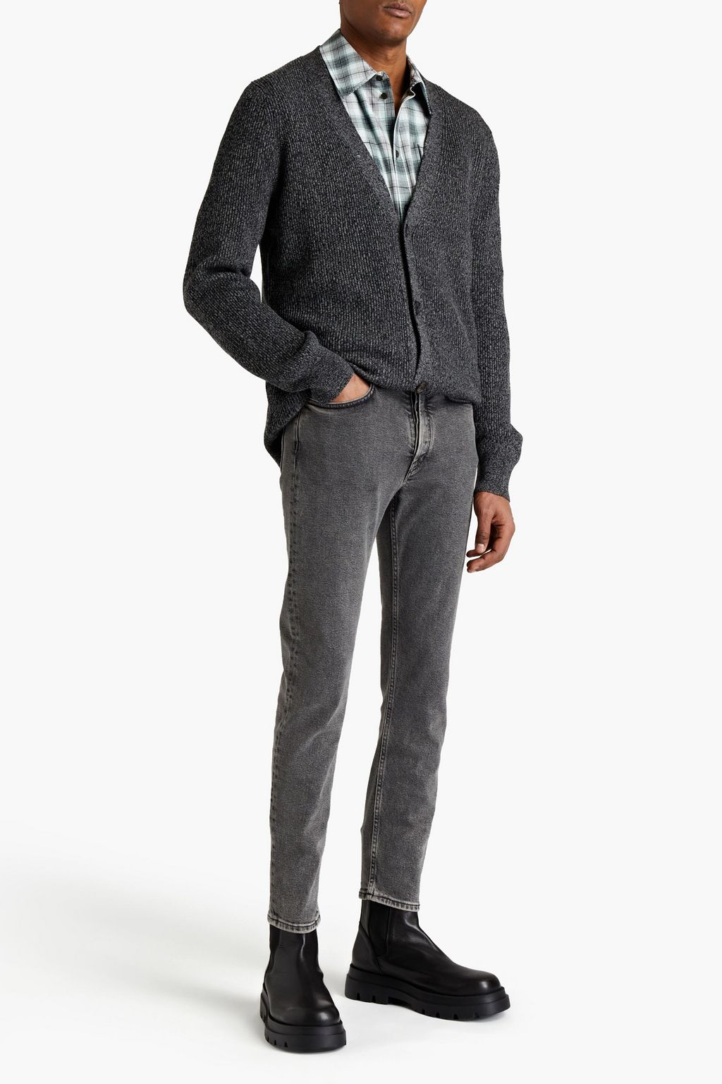 ACNE STUDIOS Skinny-fit faded denim jeans
