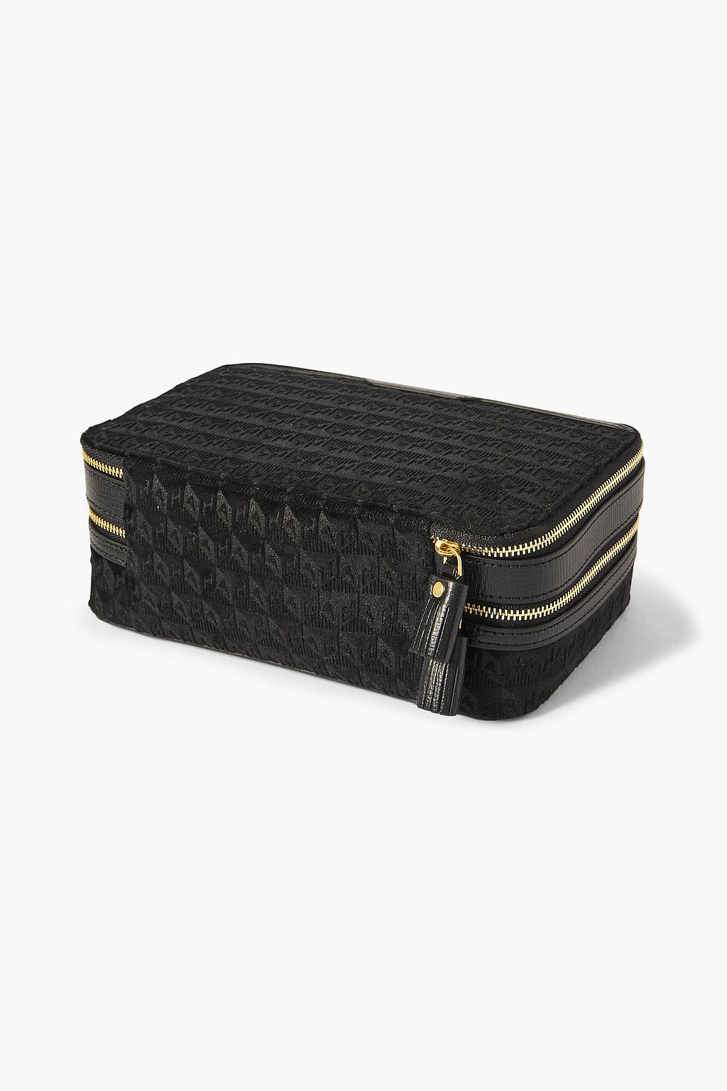 ANYA HINDMARCH Velvetjacquard jewelry box THE