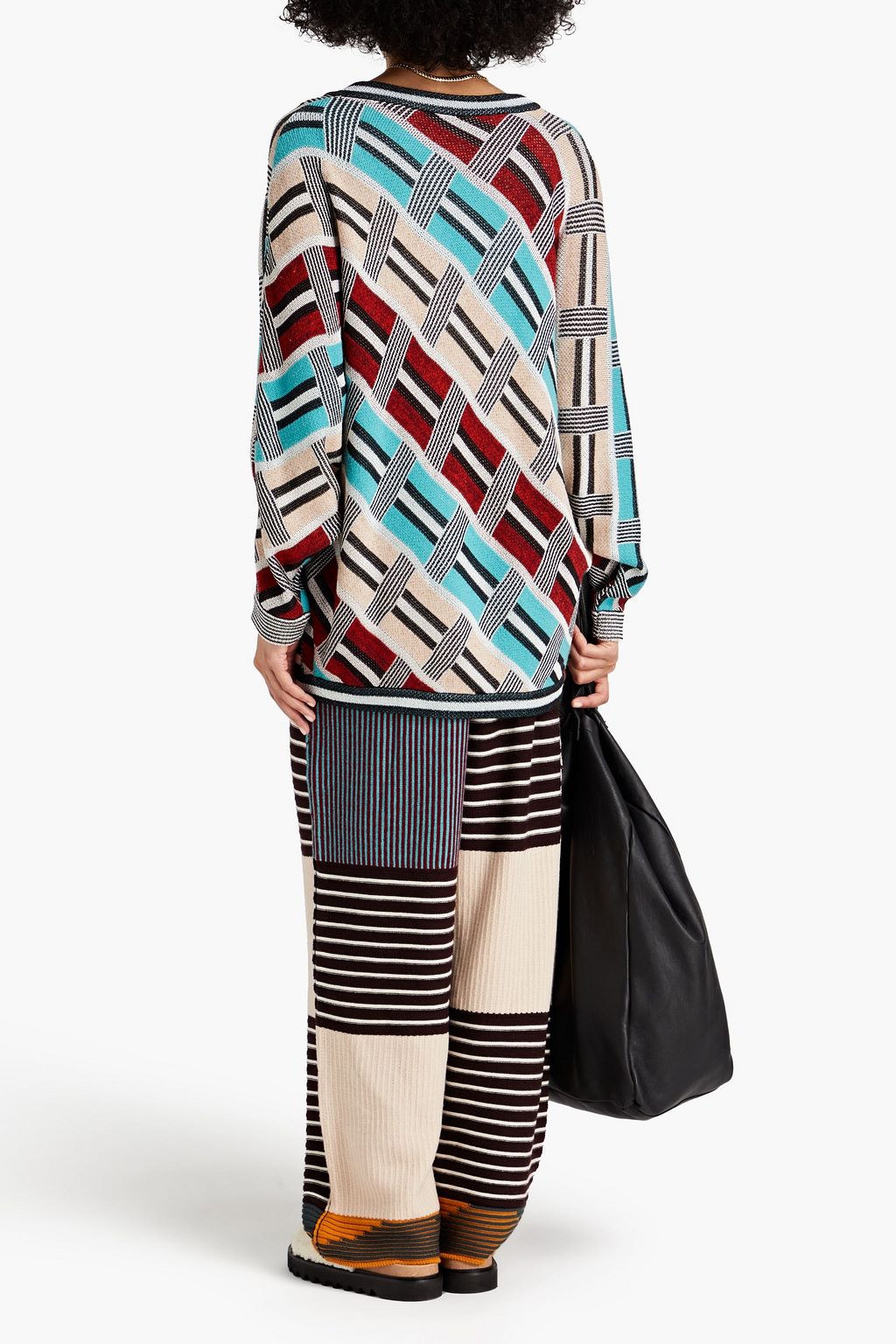 MISSONI Metallic jacquard-knit cardigan