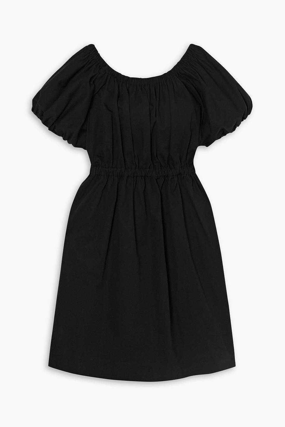heart detail cowl neck mini dress in black Little Black Dress (Restocked) – Honey Eyes Boutique main image 1
