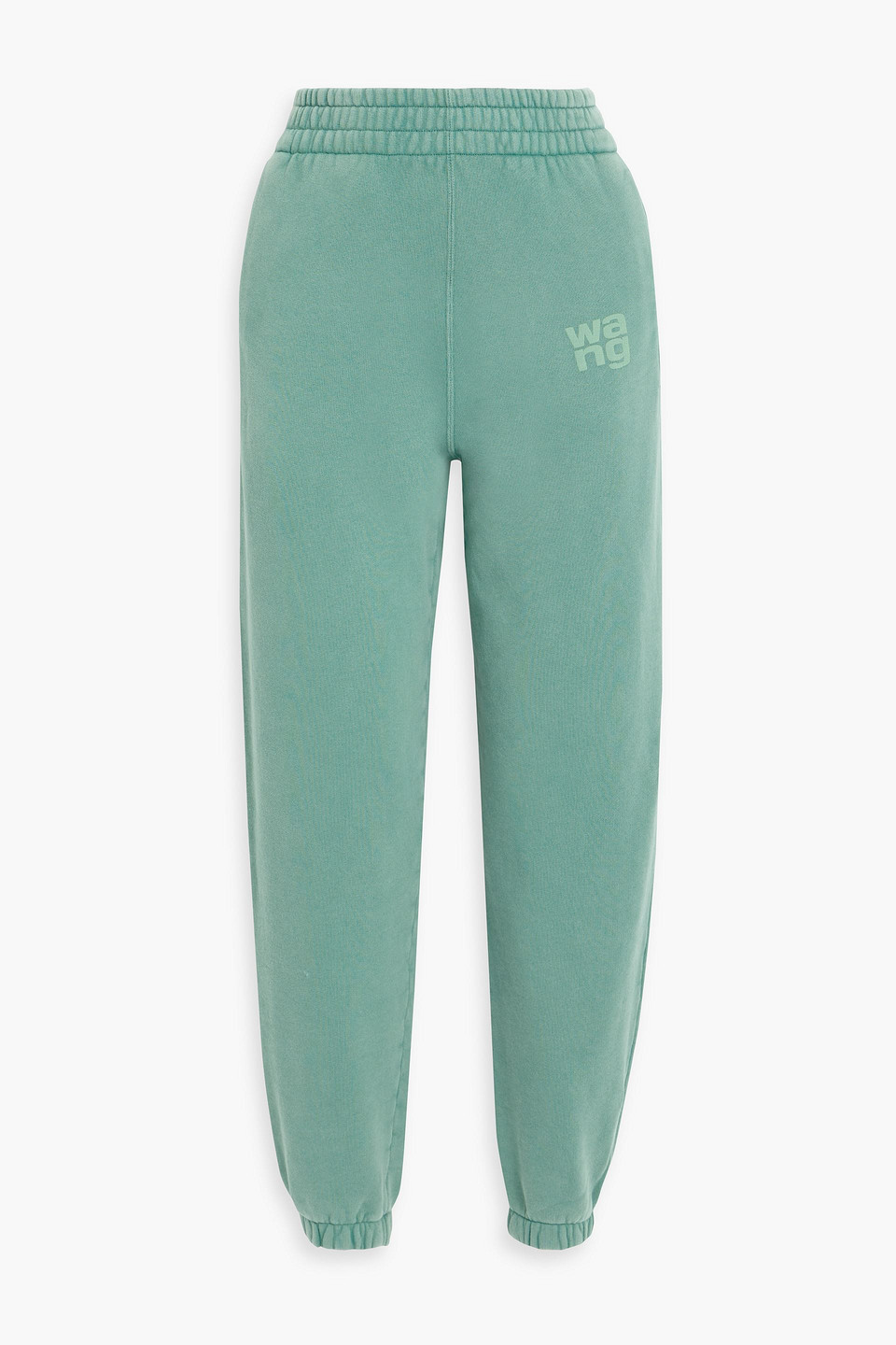 alexanderwang.t Printed French cotton-terry track pants