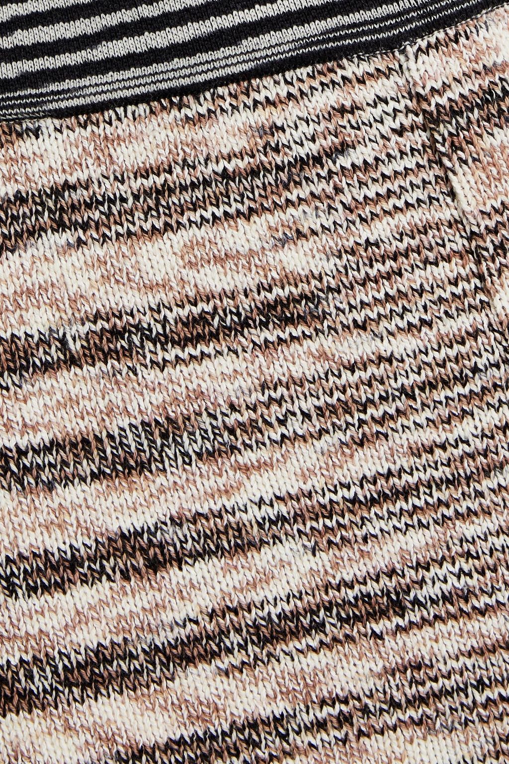 MISSONI Schlaghose aus Häkelstrick in Space-Dye-Optik