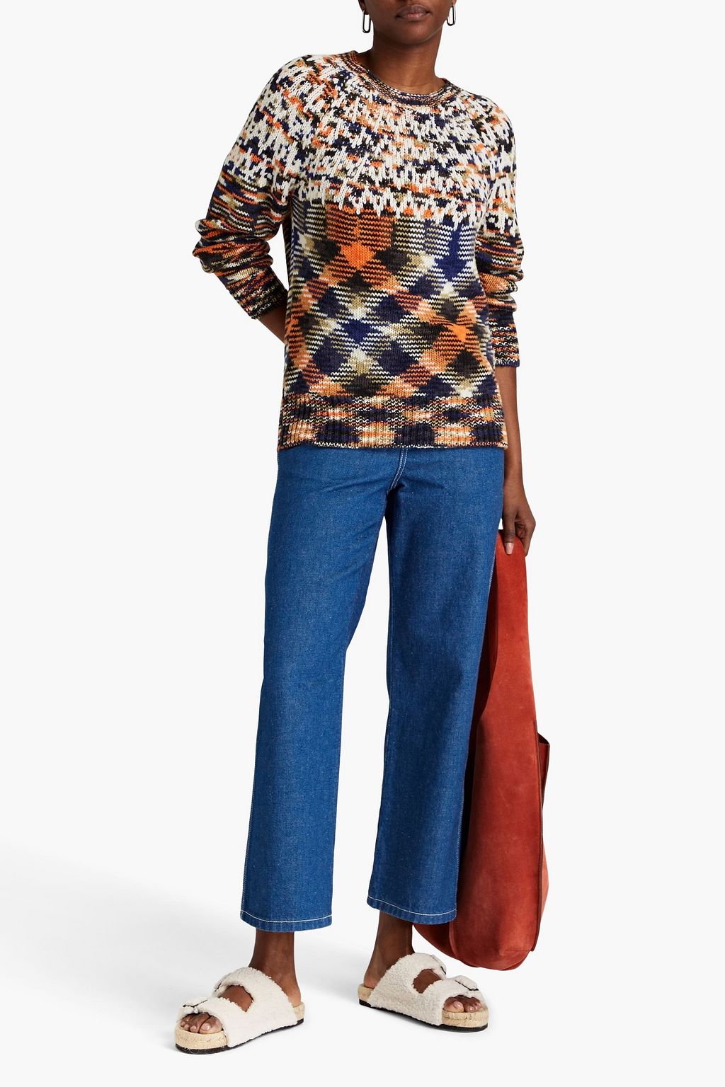 MISSONI Pullover aus Jacquard-Strick aus einer Wollmischung