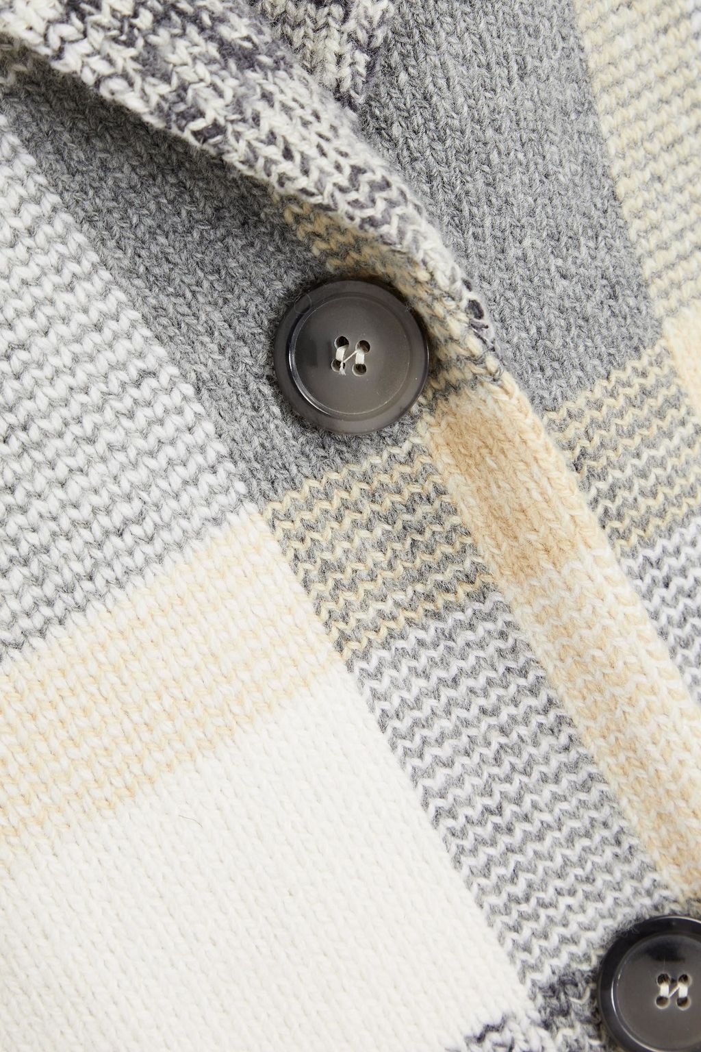 MISSONI Kariertes Cape aus einer Wollmischung