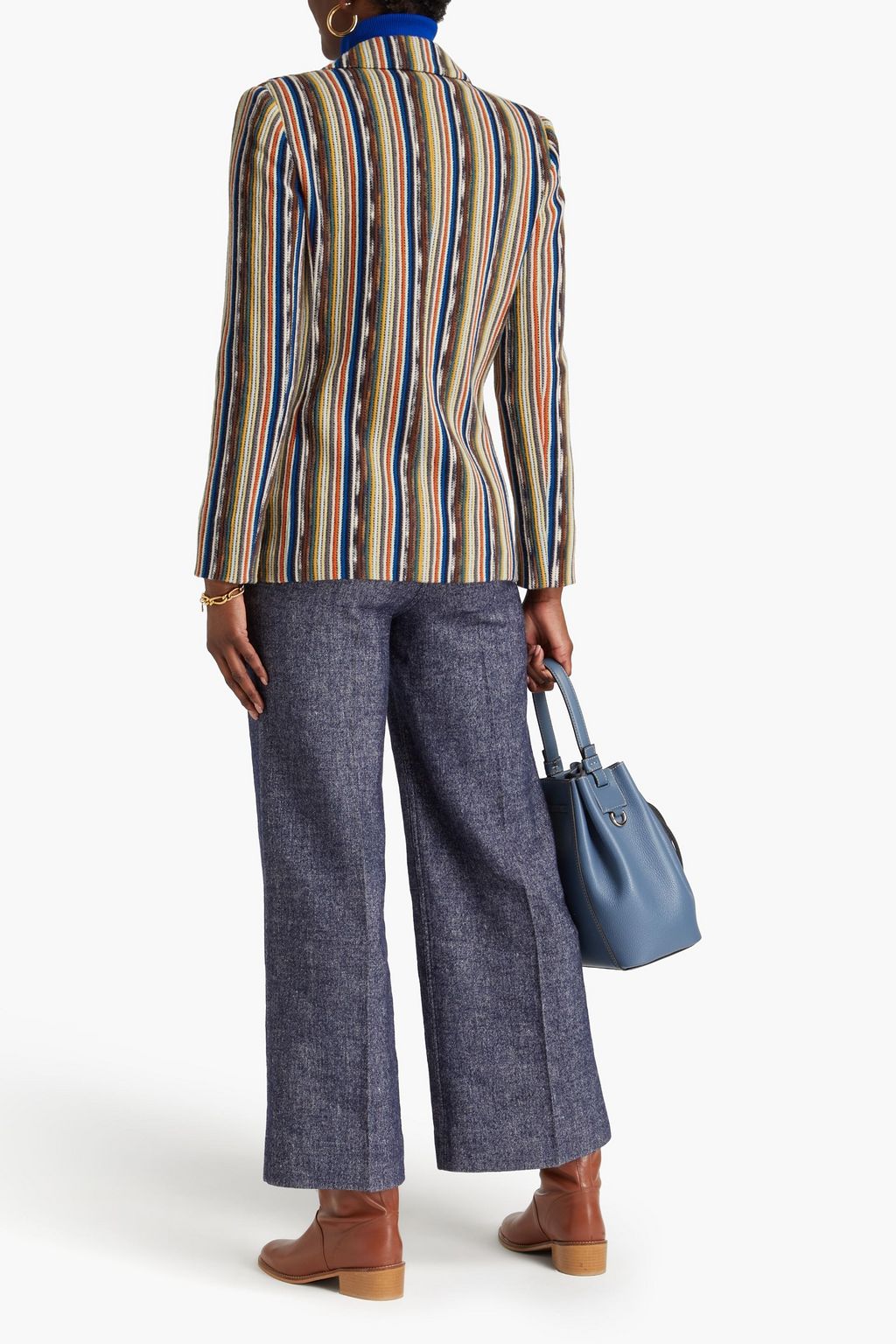 MISSONI Blazer aus Rippstrick aus einer Wollmischung