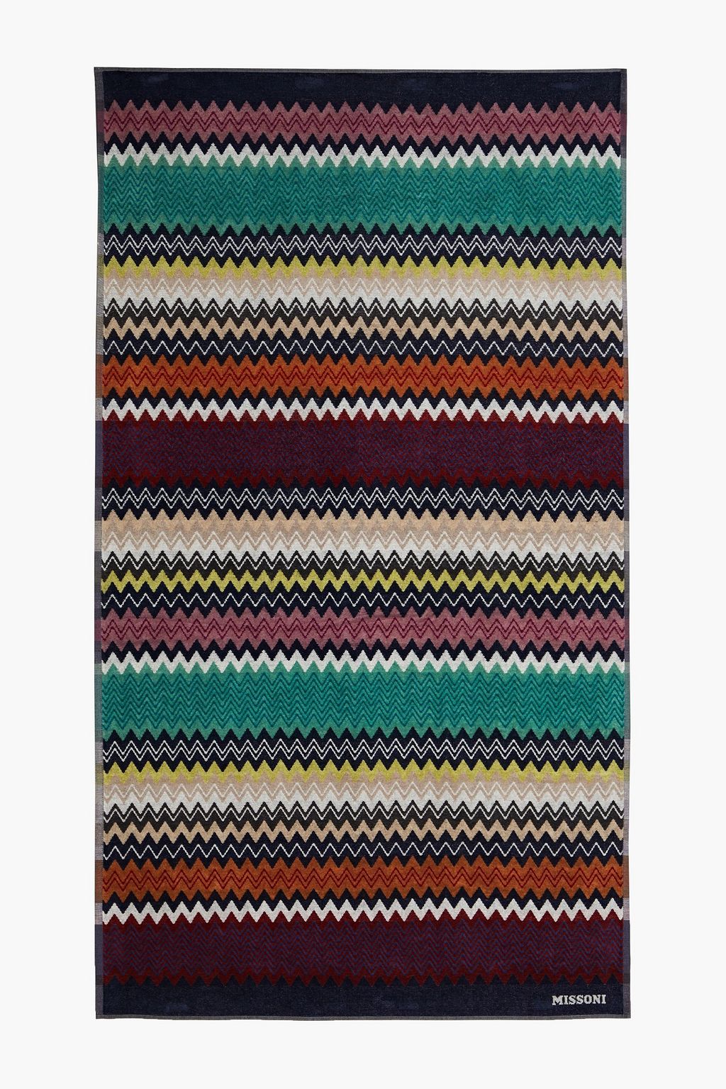 MISSONI HOME Printed cotton-terry beach towel
