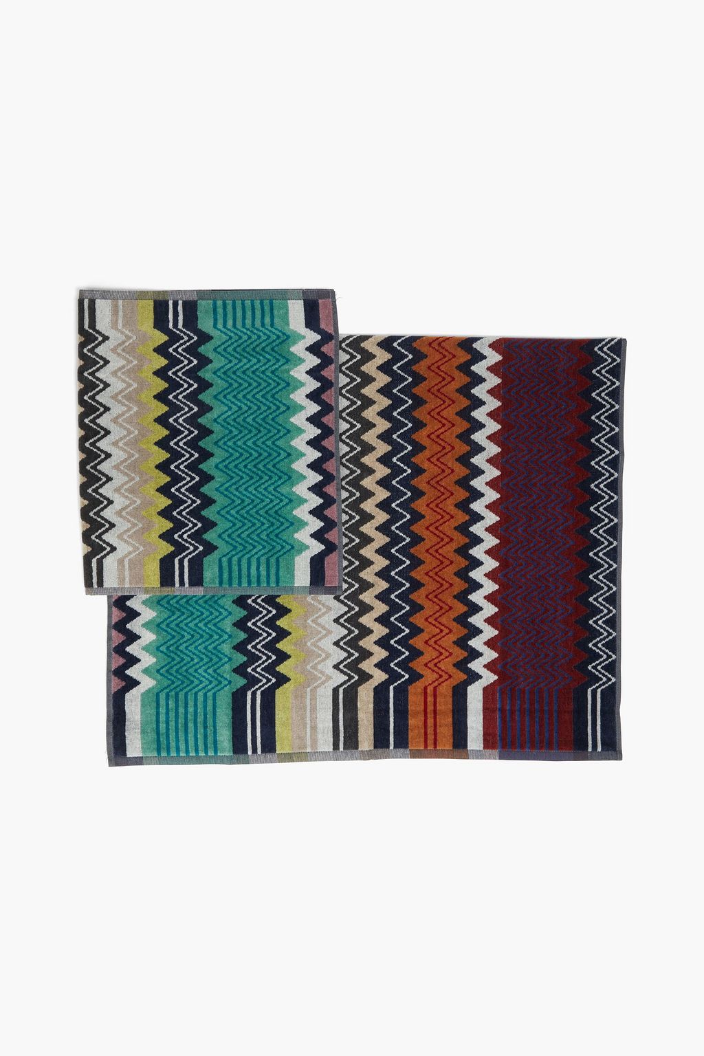 MISSONI HOME Benicio set of two printed cotton-terry towels