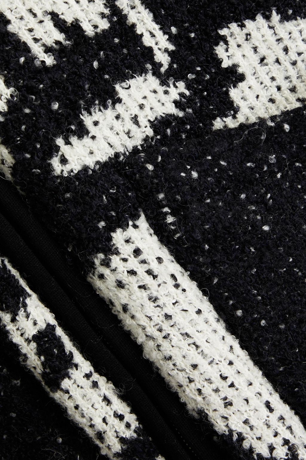 MISSONI Brushed bouclé-knit down cape