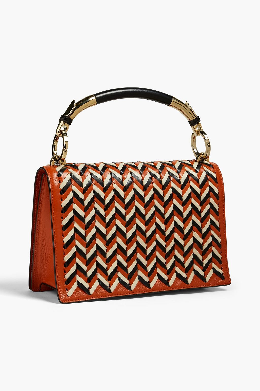 MISSONI Woven leather shoulder bag THE