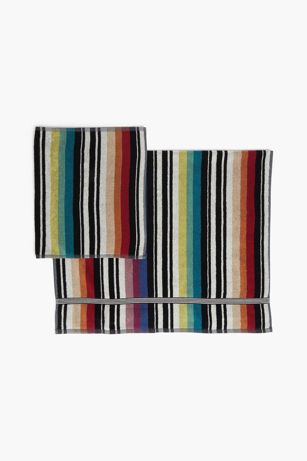 MISSONI HOME Barnaby set of two striped cotton-terry towels