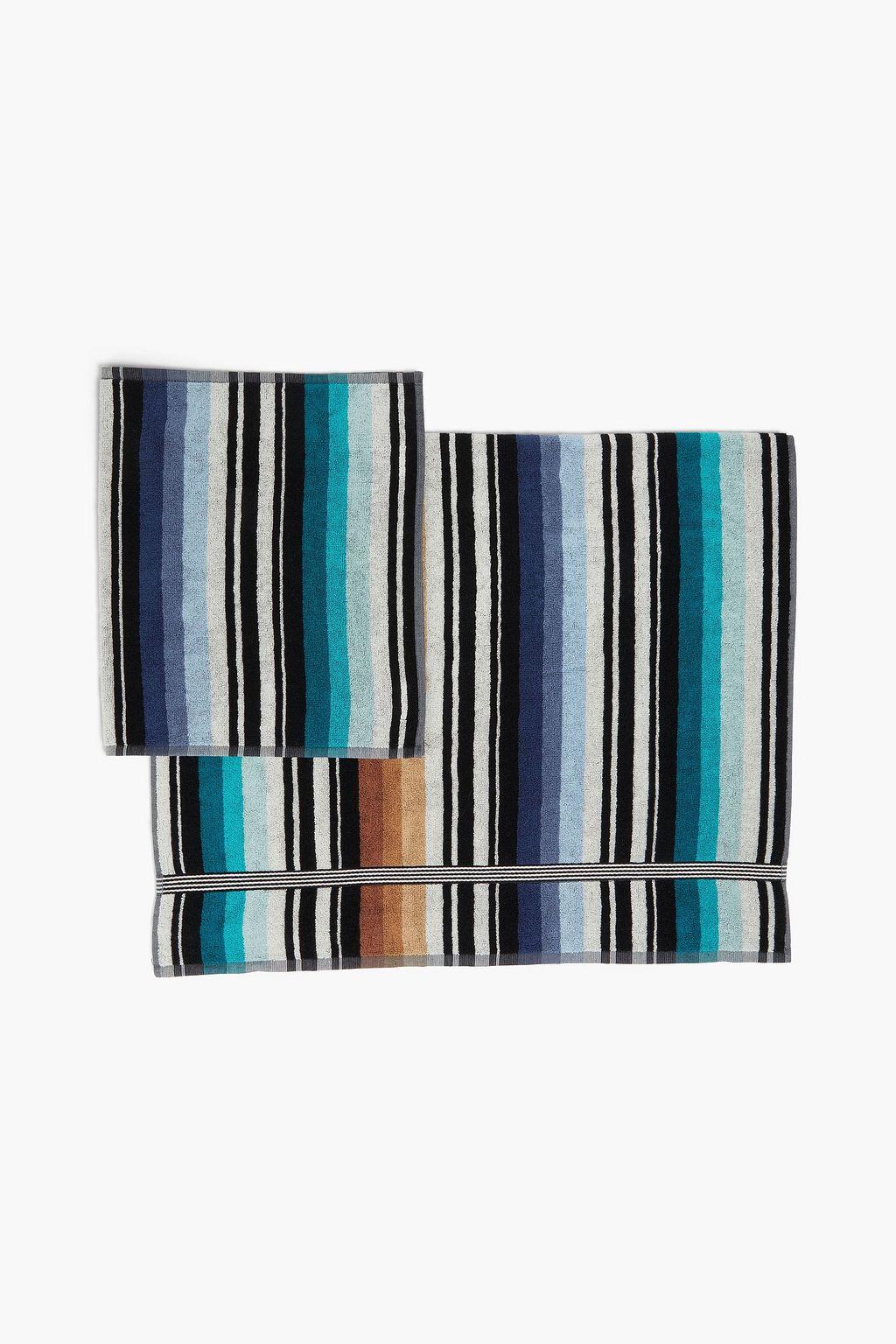 MISSONI HOME Barnaby set of two striped cotton-terry towels