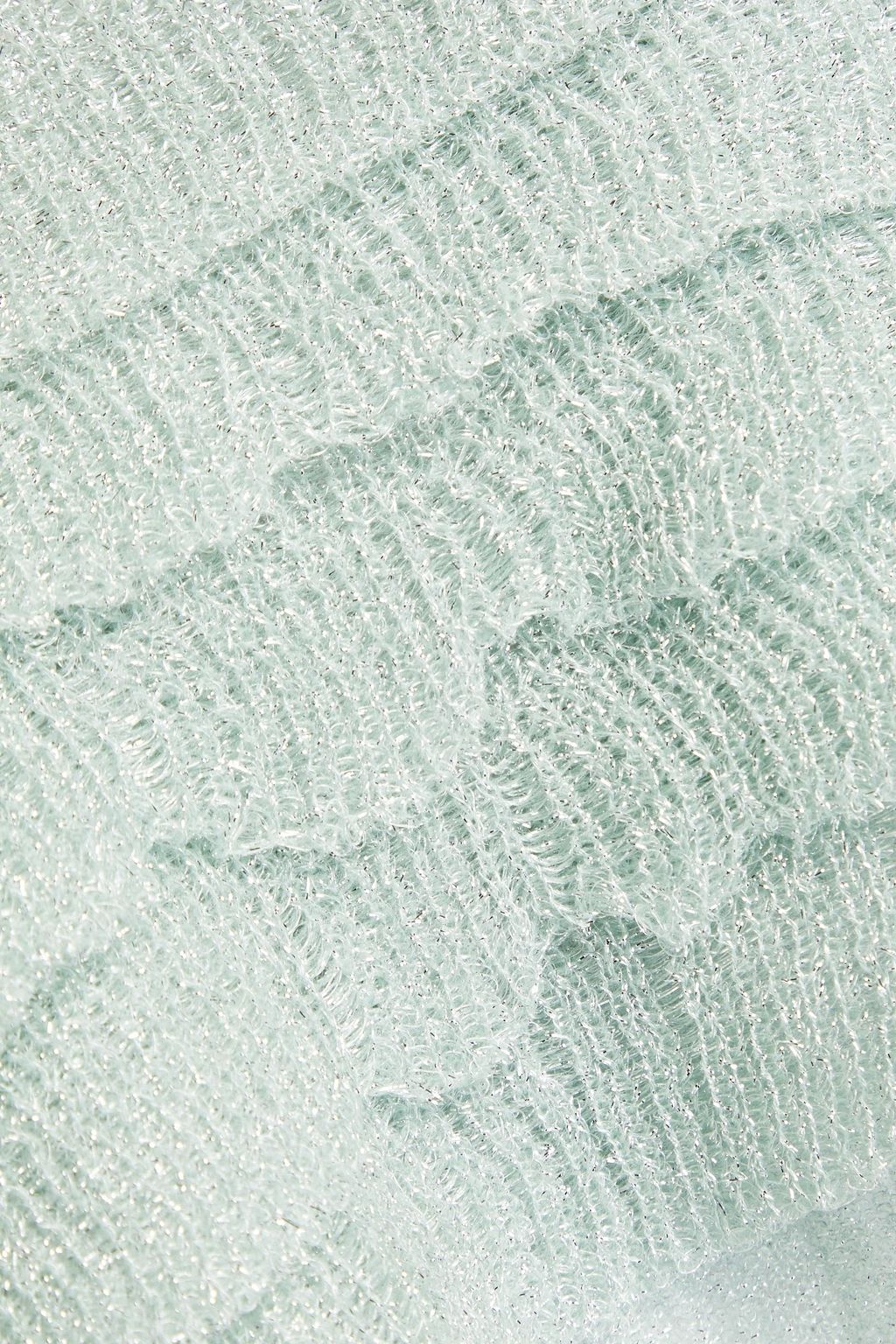 MISSONI Gestuftes Oberteil aus Metallic-Strick
