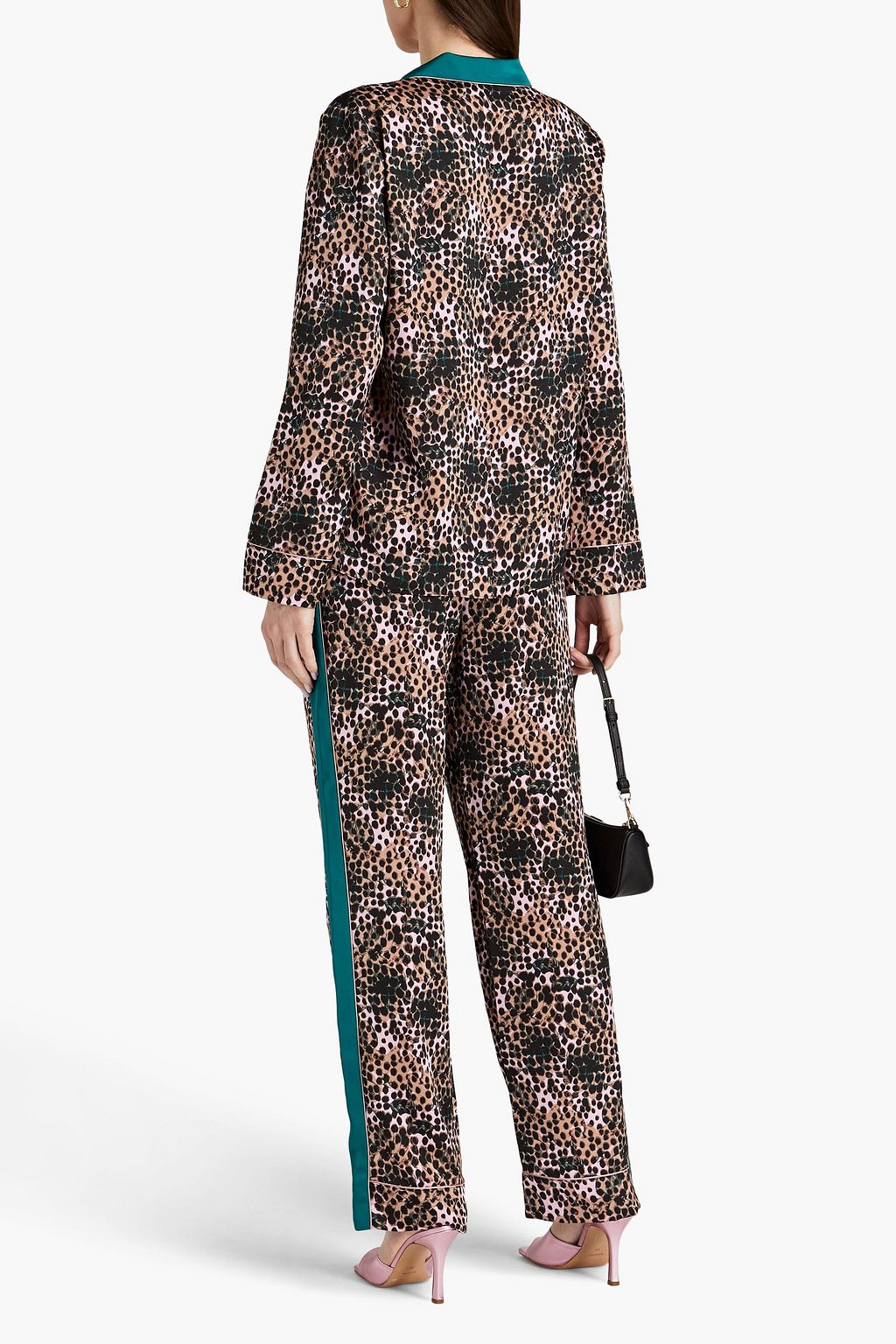 DIANE VON FURSTENBERG قميص ’لوبيتا’ من الساتان مزين بطبعات