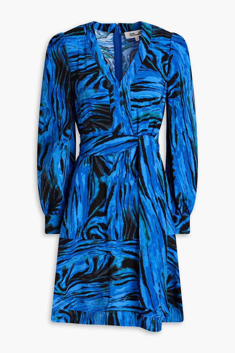 knee length dresses for ladies Santiago Denim Mini Dress – Diane von Furstenberg HongKong main image 0