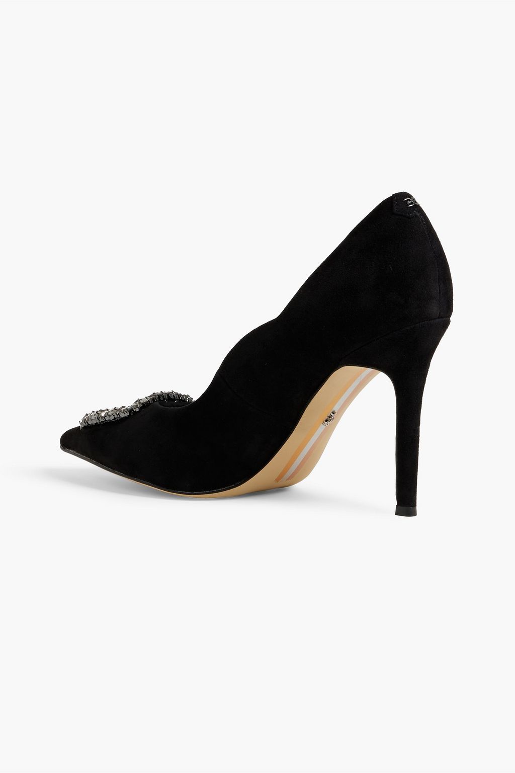 SAM EDELMAN Harriet スエード パンプス クリスタル付き