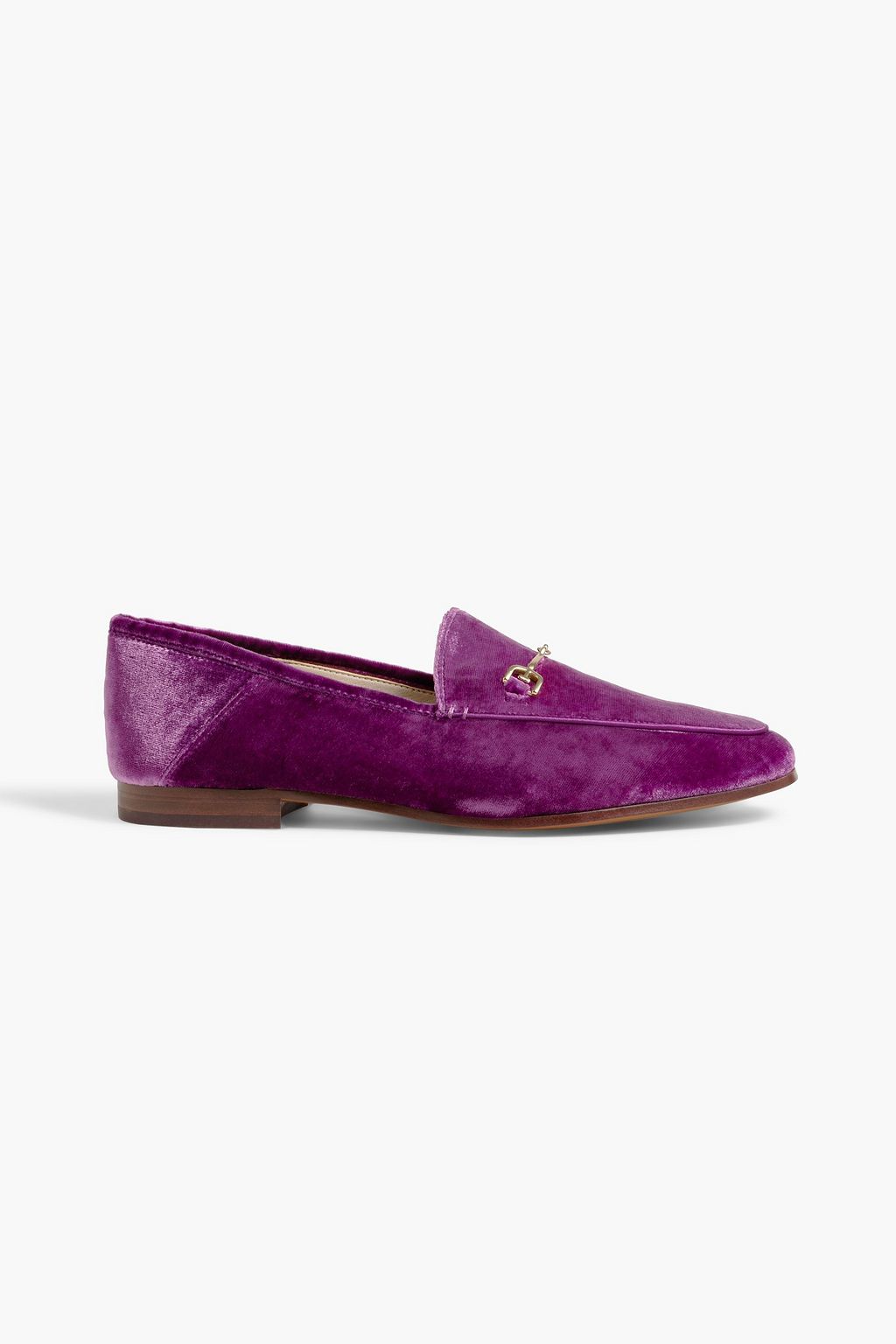 SAM EDELMAN Loraine velvet loafers | THE OUTNET