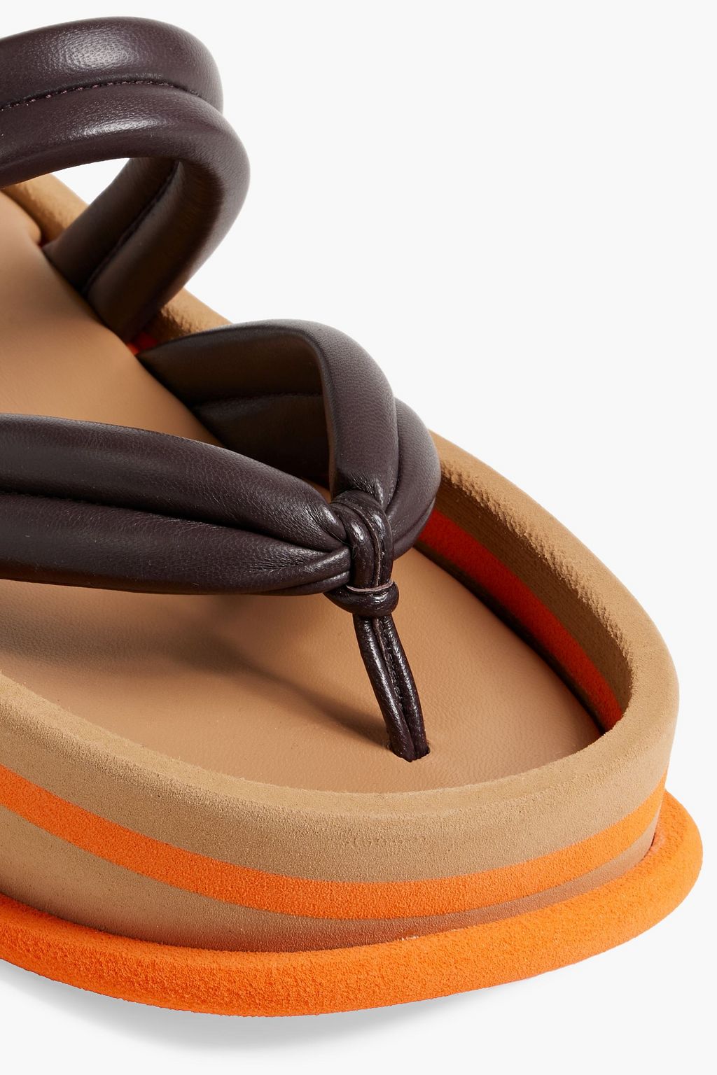 DRIES VAN NOTEN Quilted leather platform sandals
