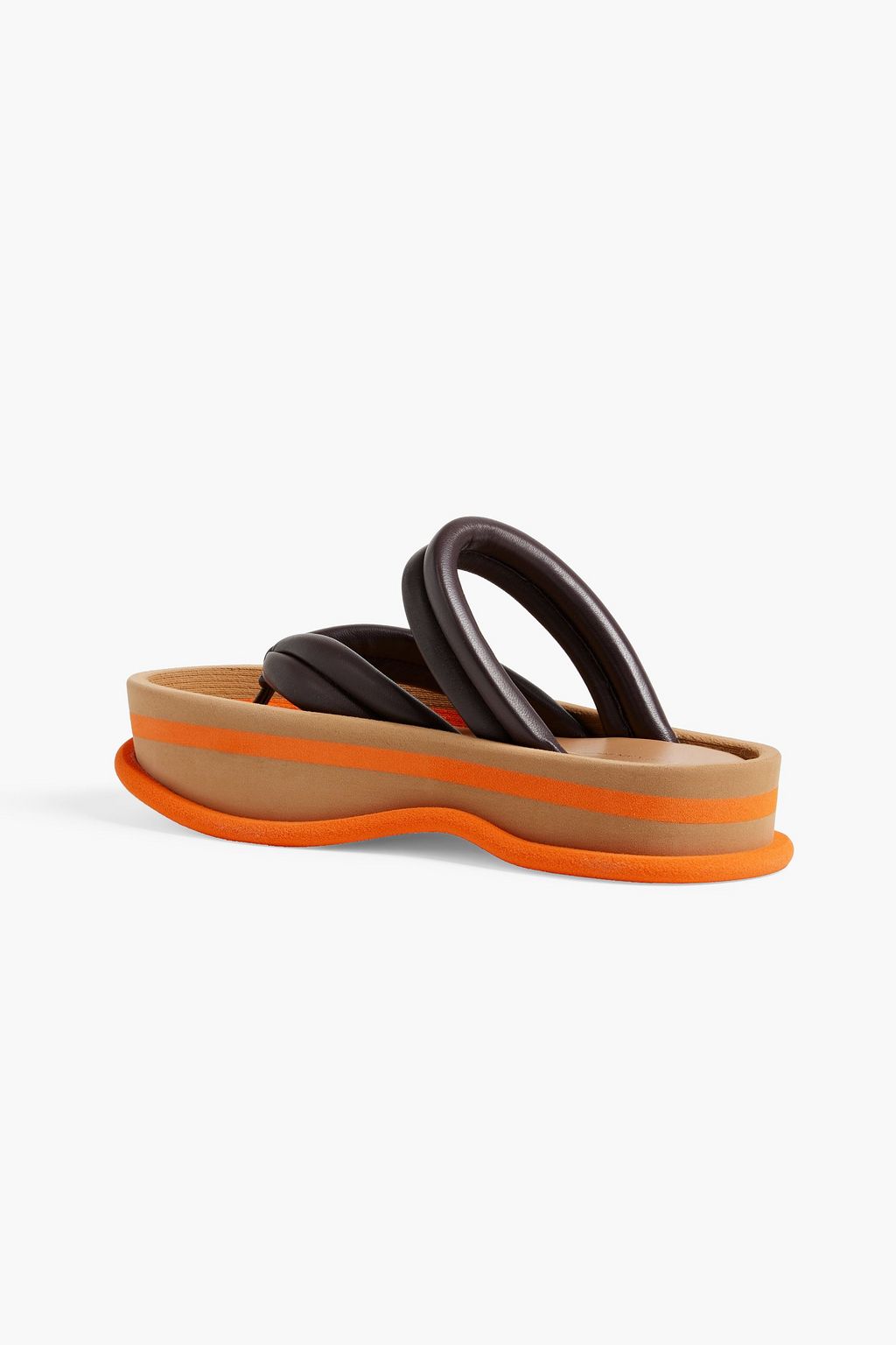 DRIES VAN NOTEN Quilted leather platform sandals