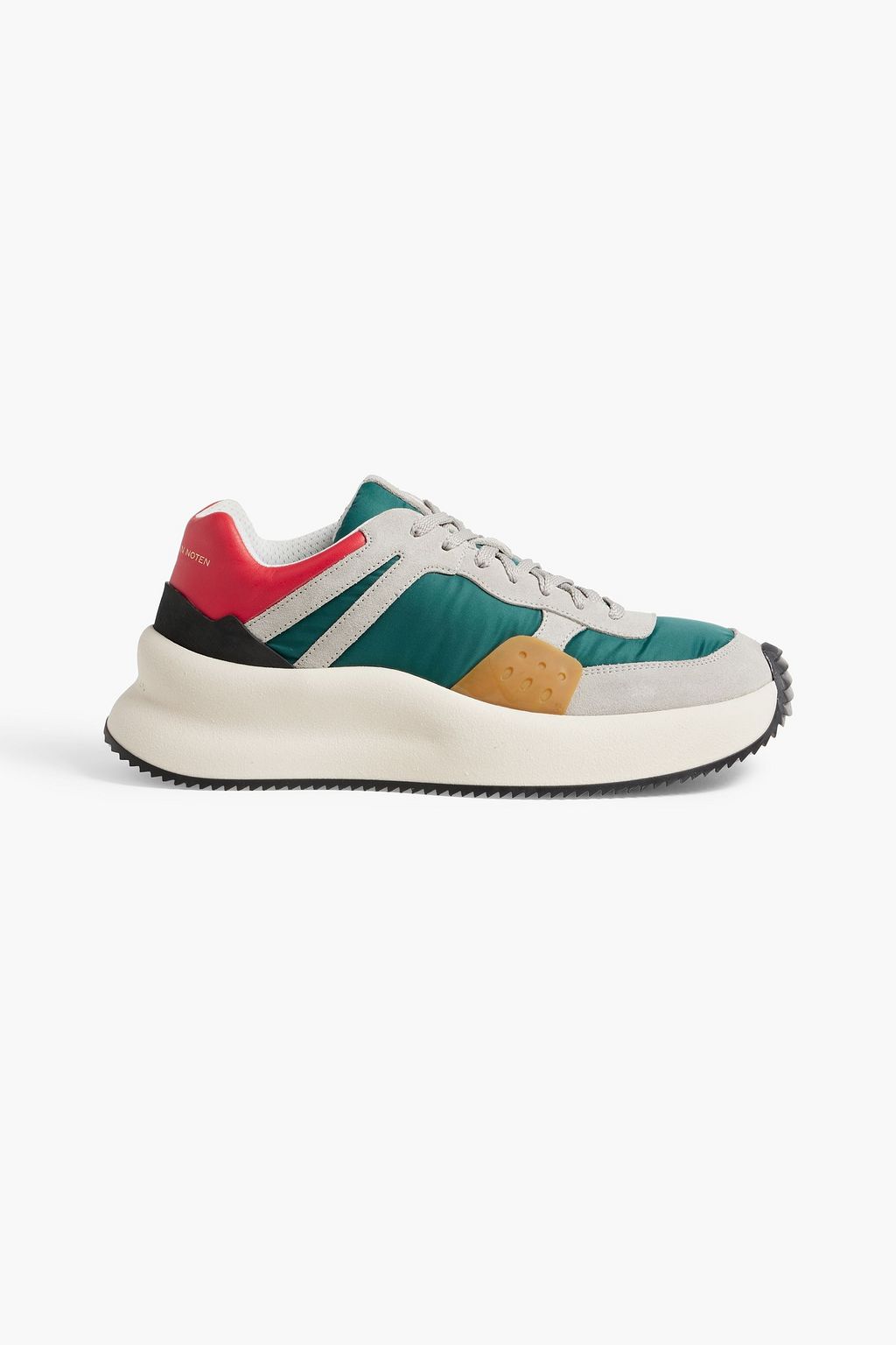 Dries van on sale noten leather sneaker