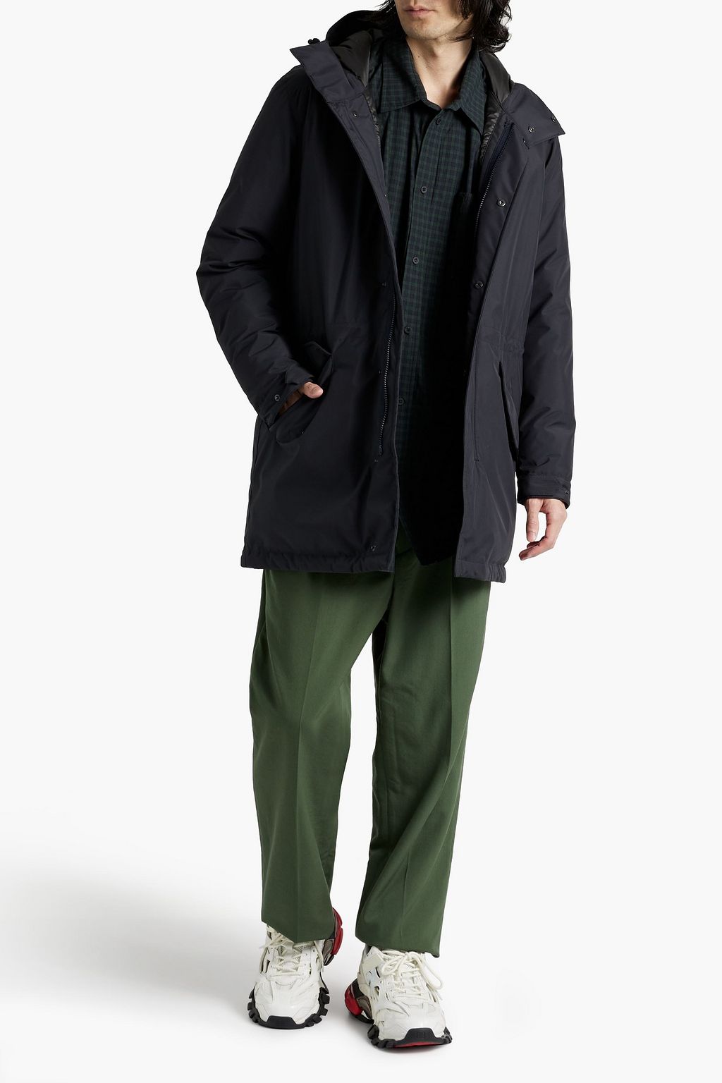 ASPESI Shell hooded parka