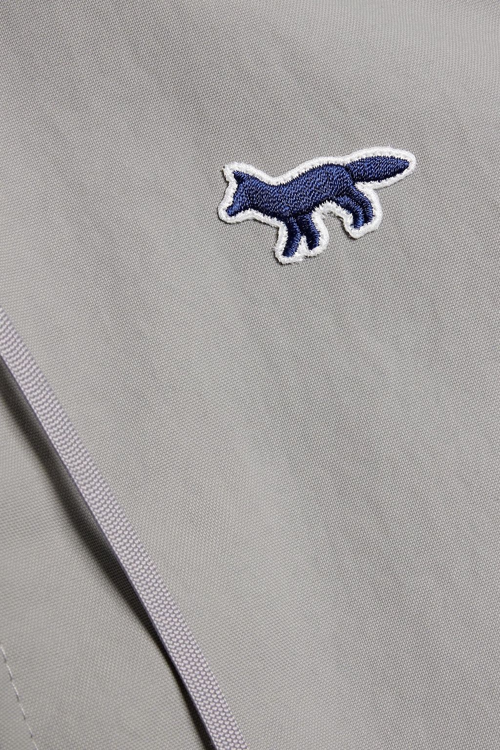 MAISON KITSUNÉ Appliquéd shell track jacket