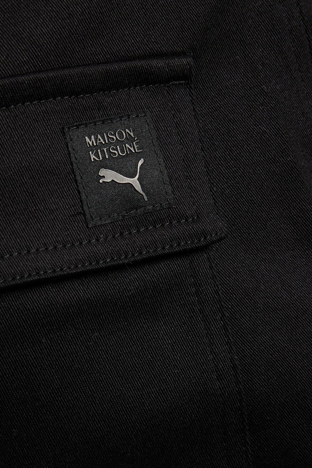 MAISON KITSUNÉ + Puma cotton-blend twill pants