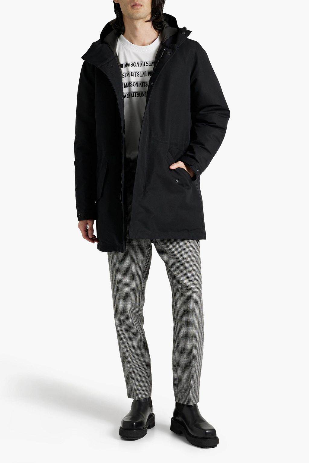 ASPESI Shell hooded parka