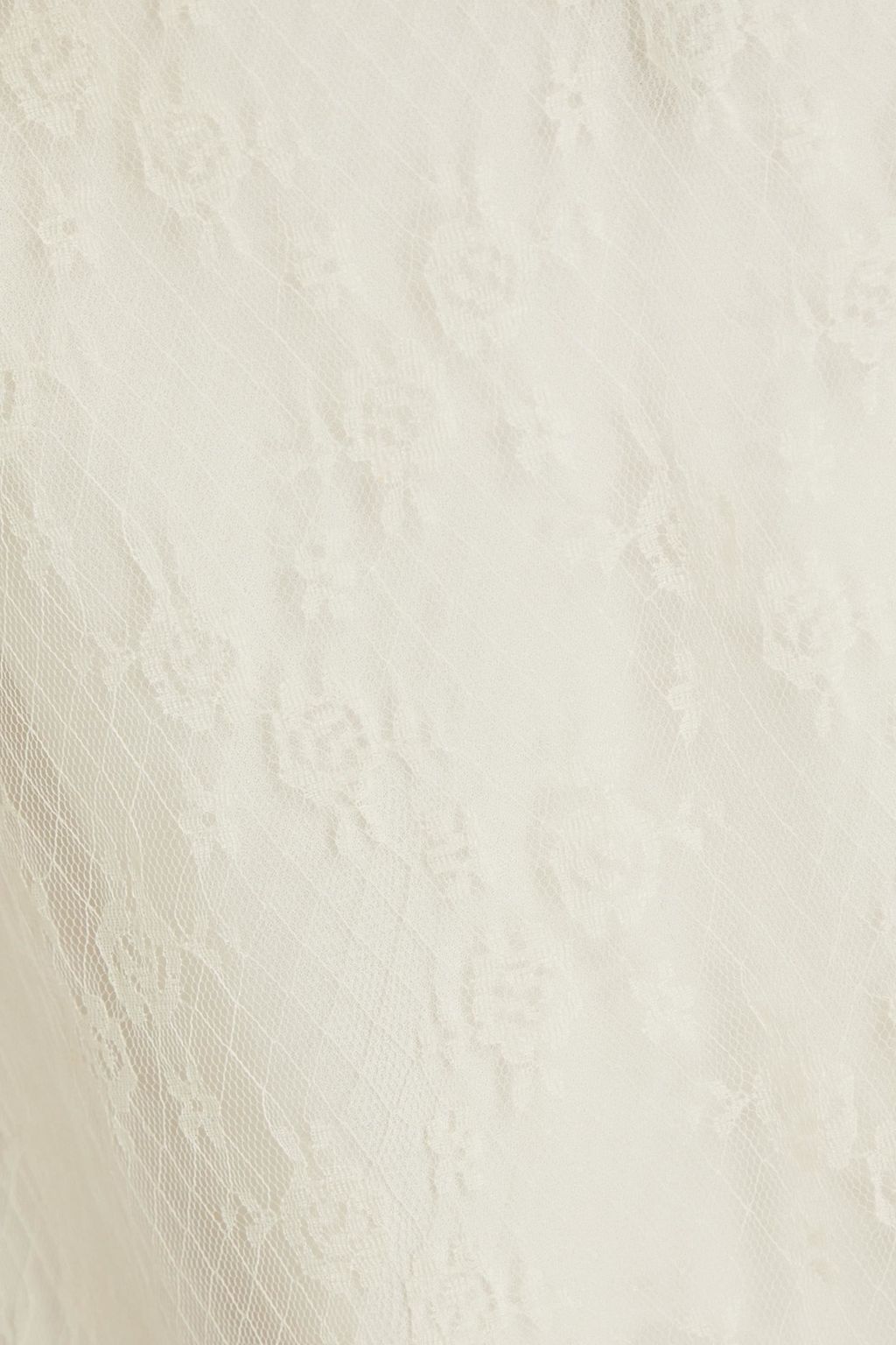 REDVALENTINO Point d'esprit, macramé and lace blouse