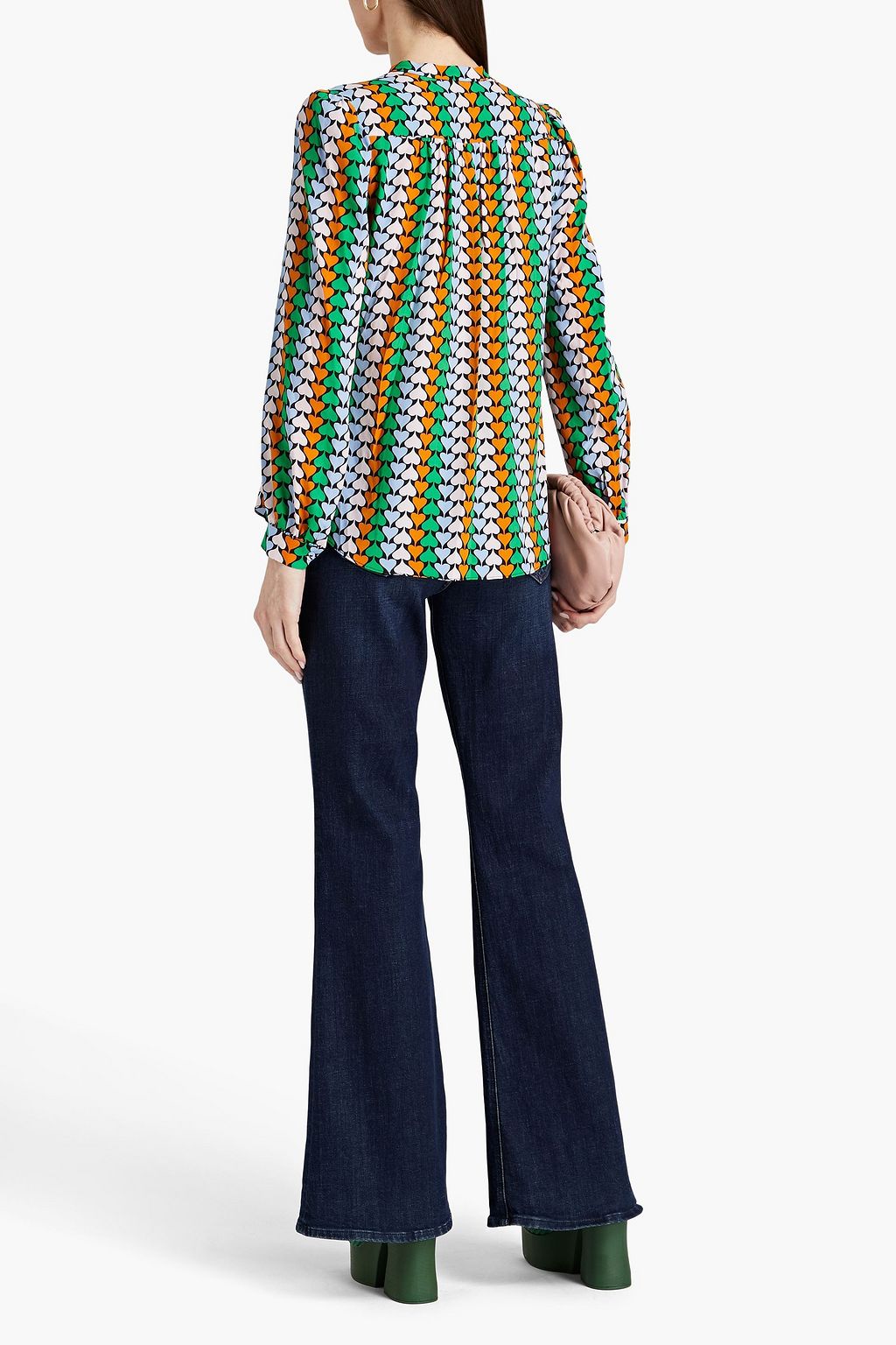 DIANE VON FURSTENBERG Washington printed crepe de chine blouse
