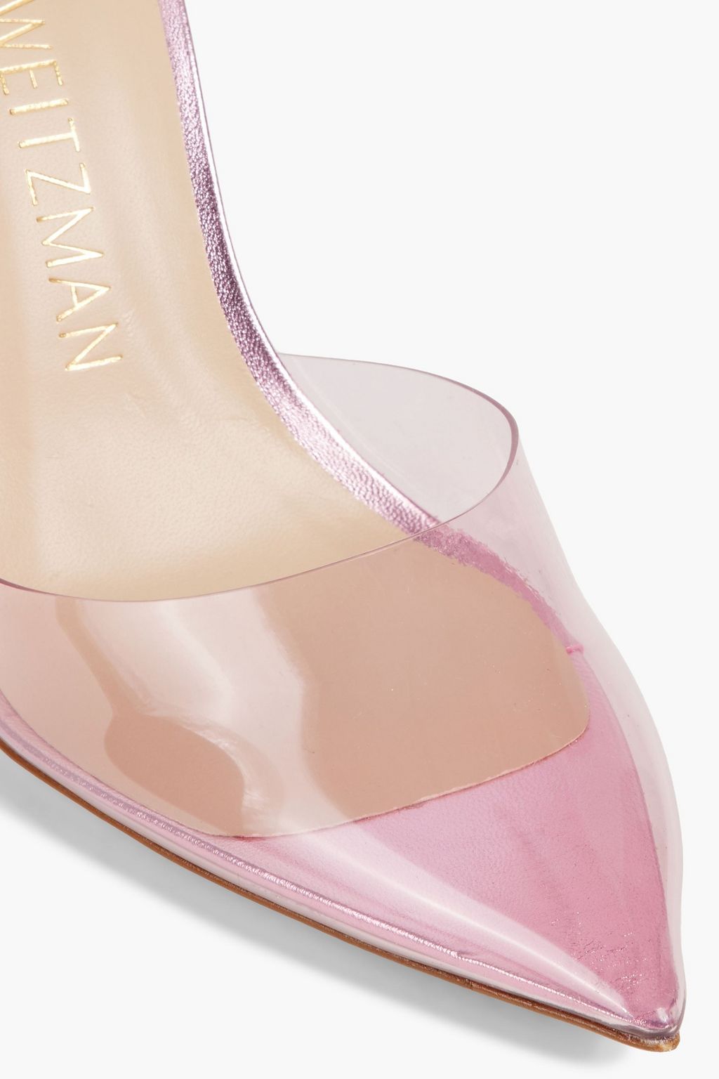 STUART WEITZMAN Stuart 100 Pumps aus Lackleder und PVC