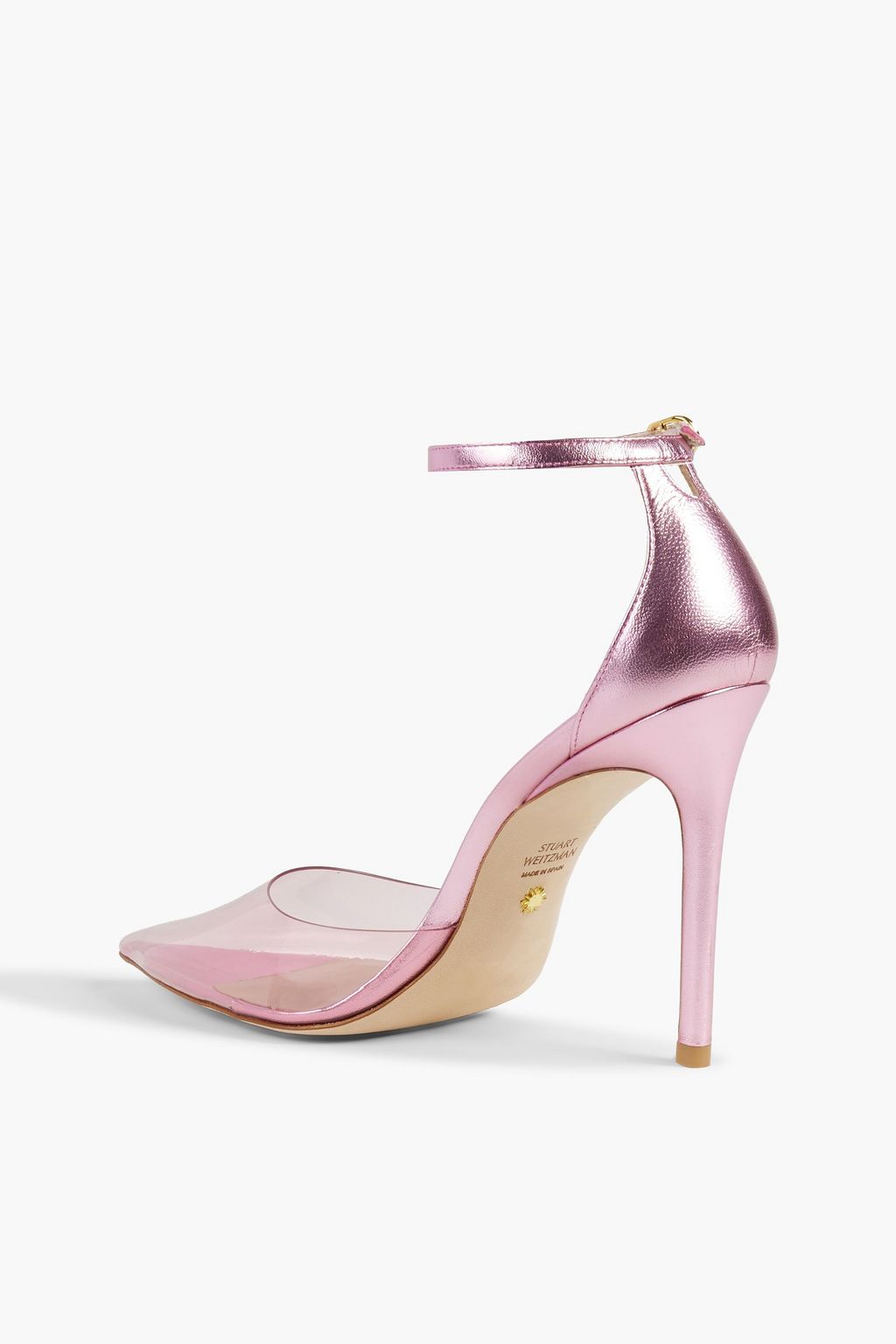 STUART WEITZMAN Stuart 100 Pumps aus Lackleder und PVC