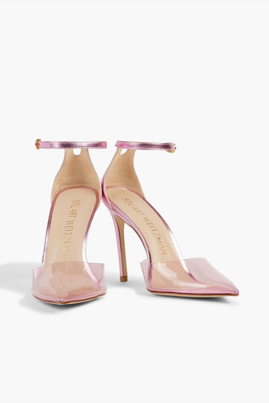 STUART WEITZMAN Stuart 100 Pumps aus Lackleder und PVC