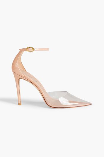 STUART WEITZMAN Stuart 100 Pumps aus Lackleder und PVC