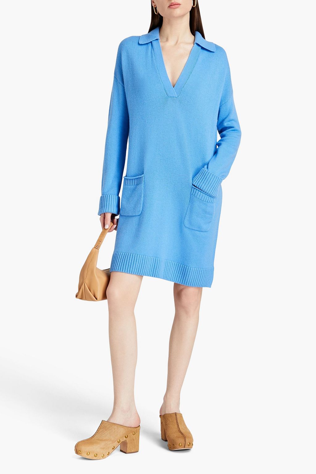 DIANE VON FURSTENBERG Malone wool and cashmere-blend dress