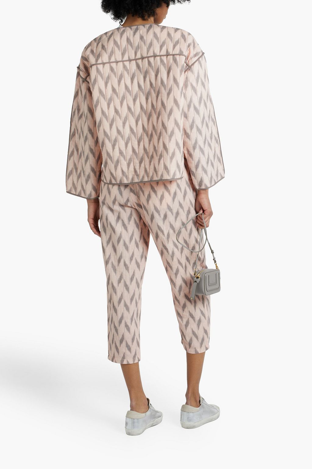 JOIE York quilted printed cotton jacket