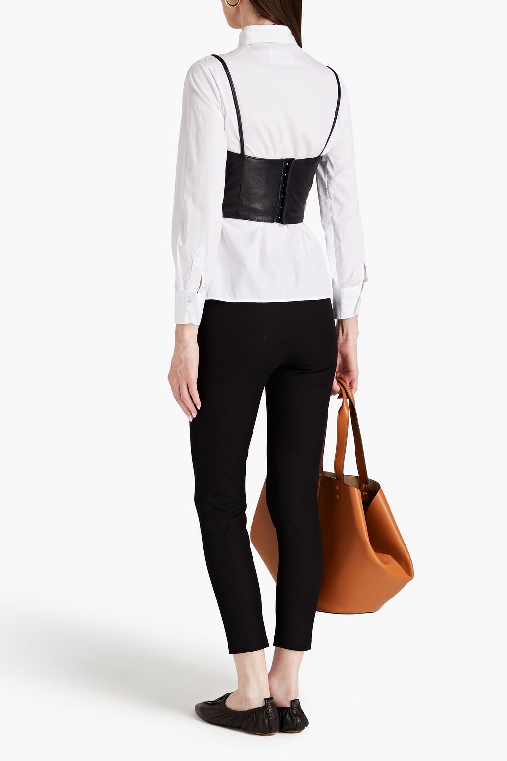 JOSEPH Cropped gabardine leggings