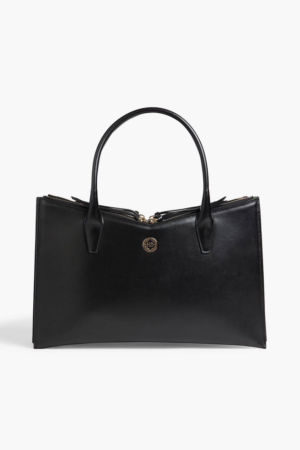 SARA BATTAGLIA Tati Plissé leather tote | THE OUTNET