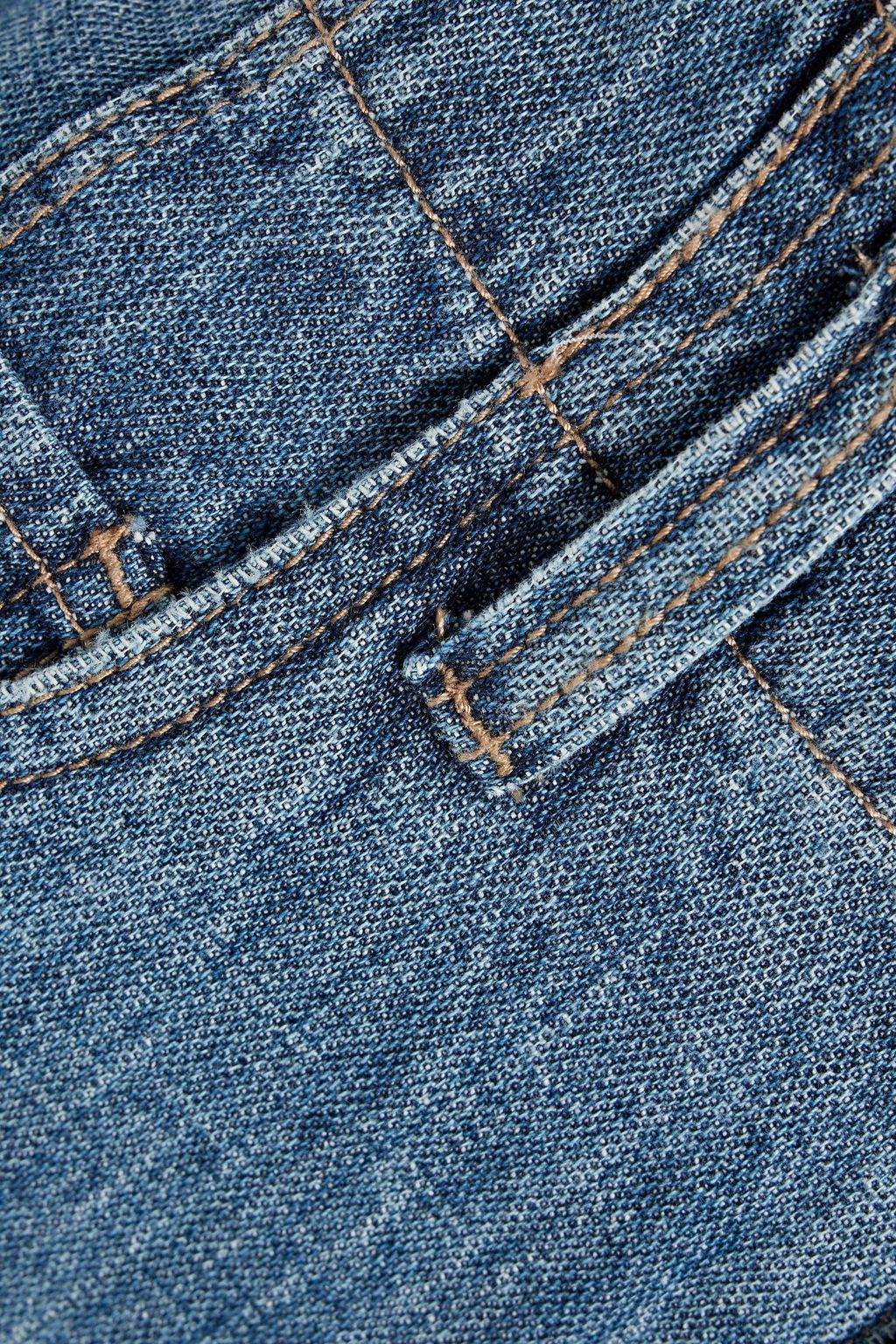 JOIE High-rise wide-leg jeans