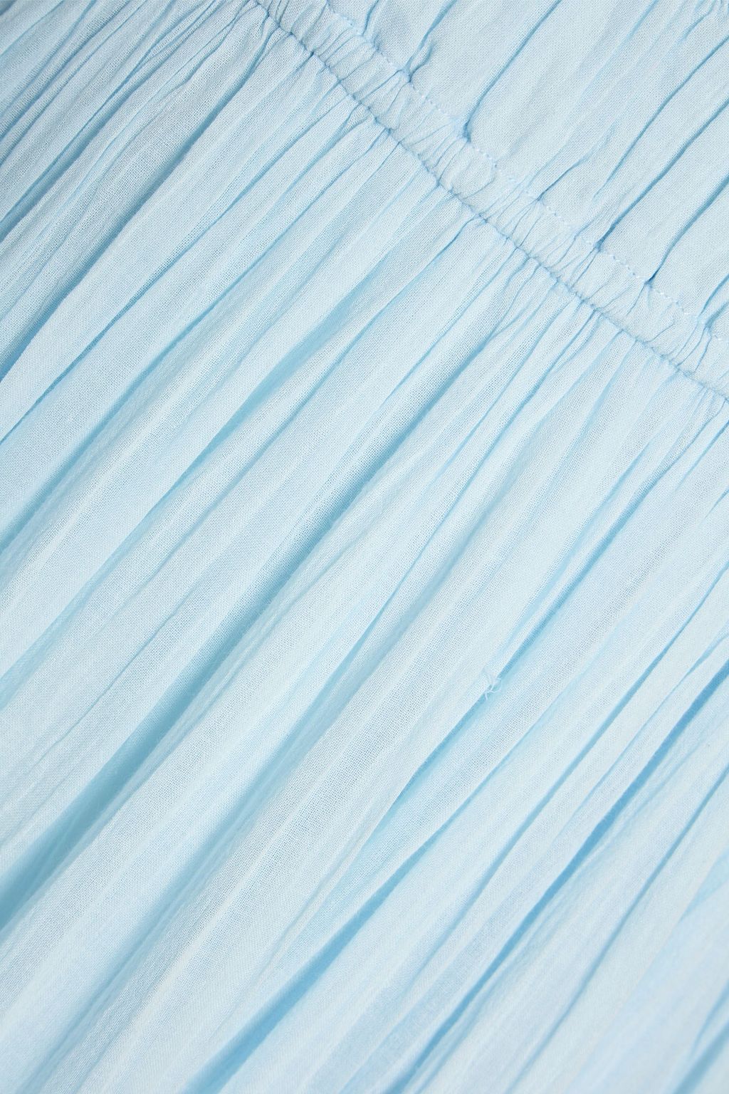 JOIE Lesse shirred cotton-gauze midi dress