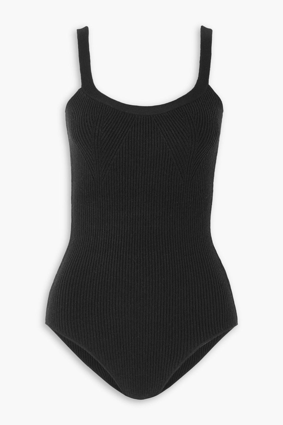 Las Vegas ribbed cashmere bodysuit