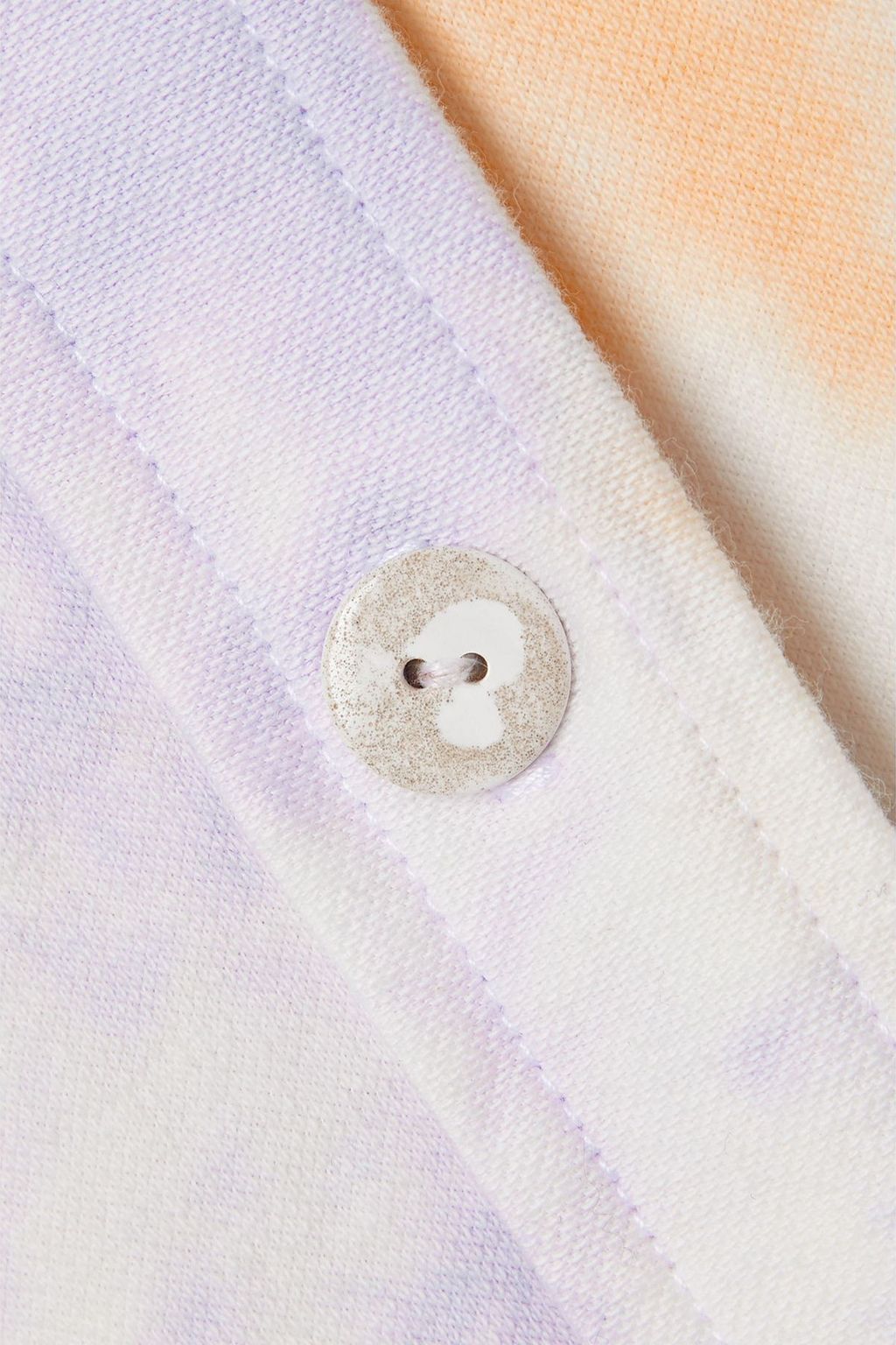 THE ELDER STATESMAN Tie-dyed cotton and cashmere-blend shirt