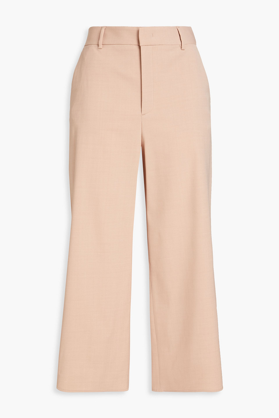 Red Valentino Twill Culottes In Black