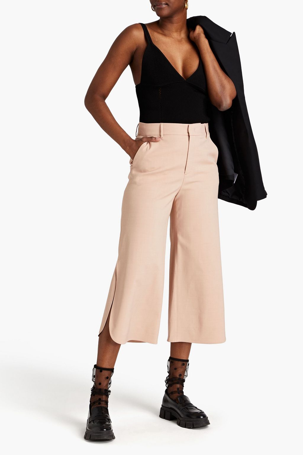 REDVALENTINO Twill culottes