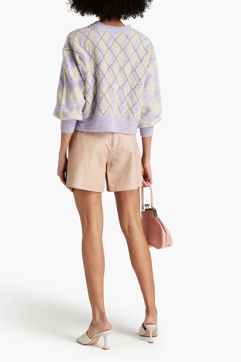 REDVALENTINO レザー ショートパンツ