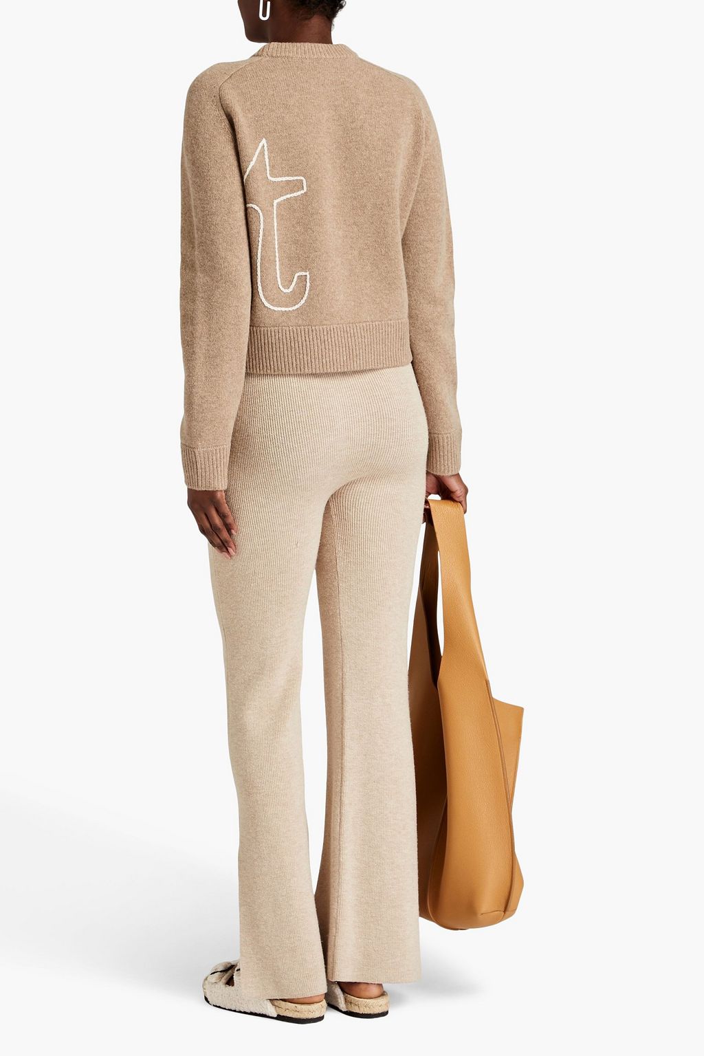 BELLA FREUD Embroidered merino wool sweater
