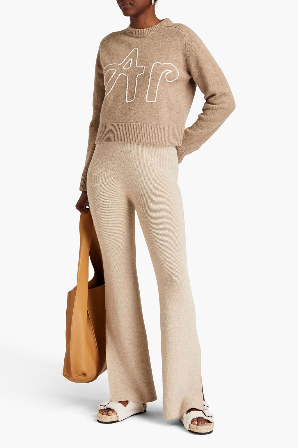 BELLA FREUD Embroidered merino wool sweater